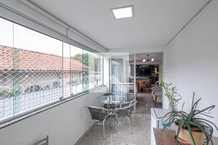 Varanda da sala  de apartamento à venda com 4 quartos, 128m² em Floresta, Belo Horizonte