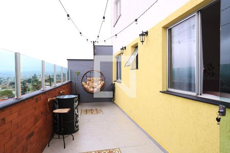 Varanda gourmet de apartamento à venda com 2 quartos, 112m² em Nova Vista, Belo Horizonte