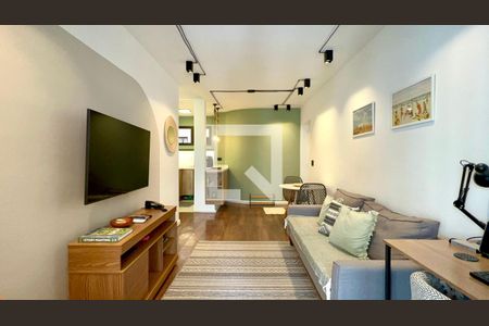 Sala de apartamento para alugar com 1 quarto, 45m² em Jardim Paulista, São Paulo