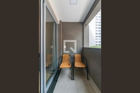 Varanda da Sala de apartamento para alugar com 1 quarto, 39m² em Barro Preto, Belo Horizonte