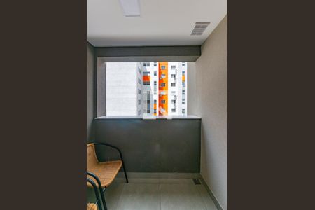 Varanda da Sala de apartamento para alugar com 1 quarto, 39m² em Barro Preto, Belo Horizonte