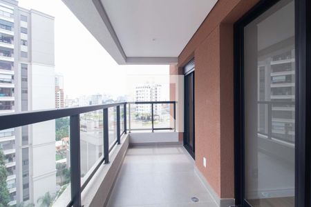 Varanda da Sala e do Quarto de apartamento à venda com 1 quarto, 43m² em Vila Mariana, São Paulo