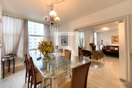 Sala de jantar de apartamento à venda com 4 quartos, 250m² em Santo Agostinho, Belo Horizonte