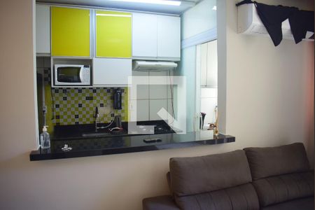 Sala/Cozinha de apartamento para alugar com 2 quartos, 49m² em City Ribeirão, Ribeirão Preto