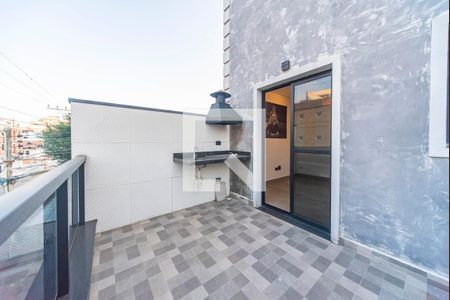 Varanda da Sala de apartamento para alugar com 2 quartos, 74m² em Vila Humaita, Santo André