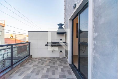 Varanda da Sala de apartamento para alugar com 2 quartos, 74m² em Vila Humaita, Santo André