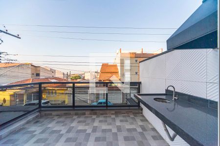 Varanda da Sala de apartamento para alugar com 2 quartos, 74m² em Vila Humaita, Santo André