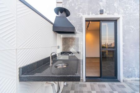 Varanda da Sala de apartamento para alugar com 2 quartos, 74m² em Vila Humaita, Santo André