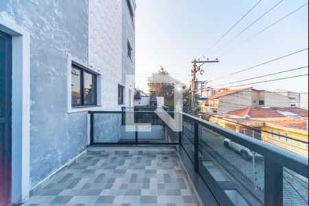 Varanda da Sala de apartamento para alugar com 2 quartos, 74m² em Vila Humaita, Santo André
