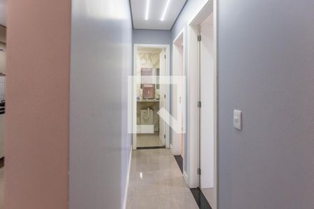 Corredor  de apartamento para alugar com 2 quartos, 56m² em Taboão, São Bernardo do Campo