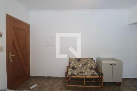 Sala de apartamento para alugar com 1 quarto, 65m² em Vila Alzira, Guarujá