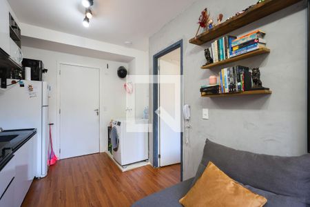 Sala de apartamento para alugar com 1 quarto, 24m² em Paraíso do Morumbi, São Paulo