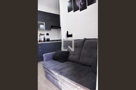 Detalhe - Sala de apartamento para alugar com 1 quarto, 26m² em Vila Mangalot, São Paulo