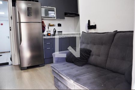 Detalhe - Sala de apartamento para alugar com 1 quarto, 26m² em Vila Mangalot, São Paulo
