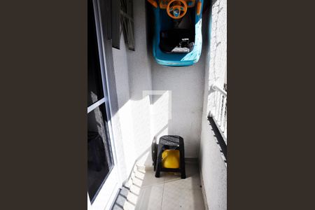 Detalhe - Varanda da Sala de apartamento para alugar com 1 quarto, 26m² em Vila Mangalot, São Paulo