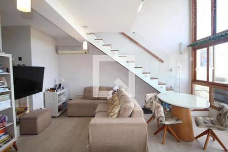 Sala de apartamento à venda com 4 quartos, 123m² em Jardim Sabará, Porto Alegre