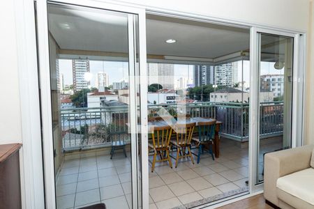 Varanda Gourmet de apartamento à venda com 3 quartos, 133m² em Vila Romana, São Paulo