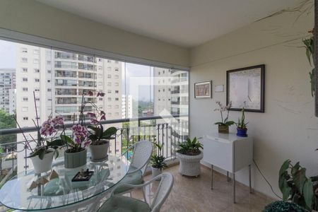 Varanda da Sala de apartamento à venda com 3 quartos, 120m² em Vila Sofia, São Paulo