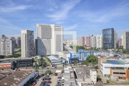 Vista da Sala e Cozinha de apartamento para alugar com 2 quartos, 46m² em Parque Industrial Tomas Edson, São Paulo