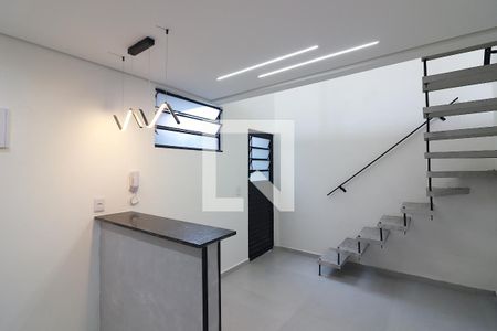 Sala/Cozinha de kitnet/studio para alugar com 1 quarto, 34m² em Jardim do Mar, São Bernardo do Campo