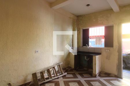 Sala / Cozinha de casa para alugar com 1 quarto, 49m² em Vila Santa Ines, São Paulo