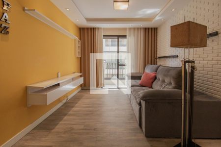 Sala/Sala de jantar de apartamento para alugar com 3 quartos, 98m² em Vila Nossa Senhora das Vitorias, Mauá