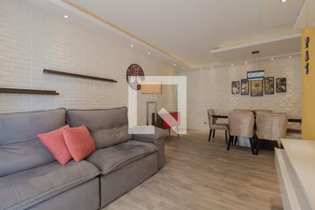 Sala/Sala de jantar de apartamento para alugar com 3 quartos, 98m² em Vila Nossa Senhora das Vitorias, Mauá