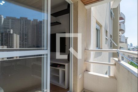 Varanda da Sala de apartamento para alugar com 1 quarto, 40m² em Bela Vista, São Paulo
