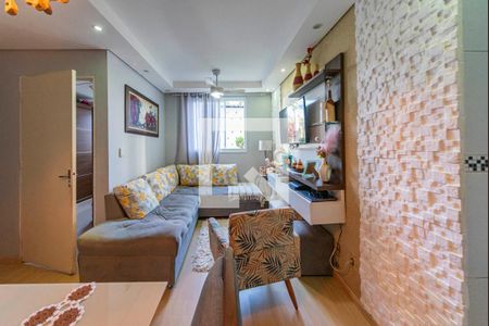 Sala de apartamento à venda com 2 quartos, 50m² em Vila Bela Vista, Santo André