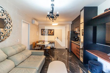 Sala de apartamento para alugar com 1 quarto, 58m² em Santa Ifigênia, São Paulo
