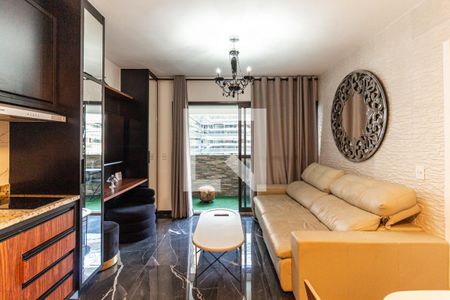 Sala de apartamento para alugar com 1 quarto, 58m² em Santa Ifigênia, São Paulo