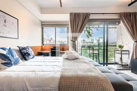 Sala/Quarto de apartamento à venda com 1 quarto, 28m² em Pinheiros, São Paulo