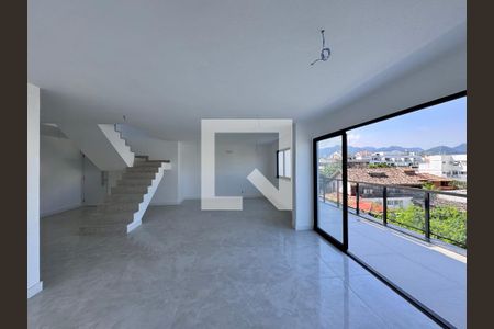 Sala de apartamento à venda com 4 quartos, 336m² em Recreio dos Bandeirantes, Rio de Janeiro