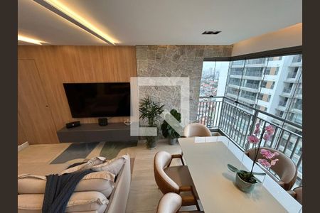 Sala de apartamento à venda com 3 quartos, 79m² em Vila Dom Pedro I, São Paulo
