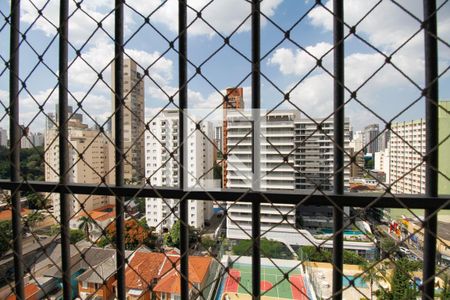 Vista da Sala de Estar e Jantar de apartamento à venda com 3 quartos, 114m² em Pinheiros, São Paulo