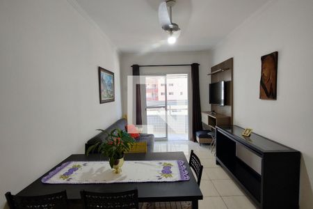 Sala de apartamento para alugar com 1 quarto, 47m² em Cidade Ocian, Praia Grande