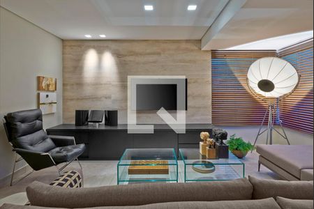 sala de apartamento à venda com 3 quartos, 109m² em Sion, Belo Horizonte