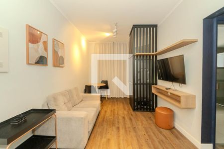 Sala de apartamento à venda com 1 quarto, 48m² em Consolação, São Paulo