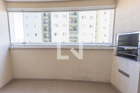 Varanda da sala  de apartamento à venda com 2 quartos, 66m² em Centro, Diadema