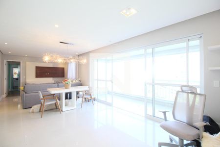 Sala de apartamento à venda com 3 quartos, 124m² em Jardim Ampliacao, São Paulo