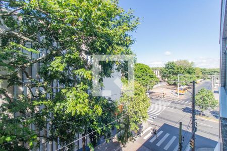 Varanda da Sala de apartamento à venda com 1 quarto, 53m² em Menino Deus, Porto Alegre