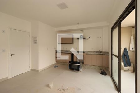 Sala / Cozinha de apartamento para alugar com 1 quarto, 56m² em Parque das Nações, Santo André