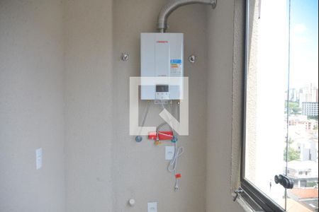 Varanda da Sala de apartamento para alugar com 1 quarto, 56m² em Parque das Nações, Santo André