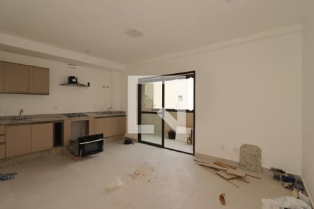 Sala / Cozinha de apartamento para alugar com 1 quarto, 56m² em Parque das Nações, Santo André