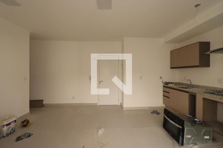 Sala / Cozinha de apartamento para alugar com 1 quarto, 56m² em Parque das Nações, Santo André