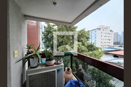 Varanda da Sala de apartamento à venda com 3 quartos, 150m² em Vila Olímpia, São Paulo