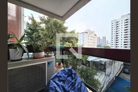 Varanda da Sala de apartamento à venda com 3 quartos, 150m² em Vila Olímpia, São Paulo