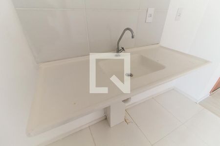 Sala/Cozinha de apartamento para alugar com 2 quartos, 44m² em Lageado, Ferraz de Vasconcelos