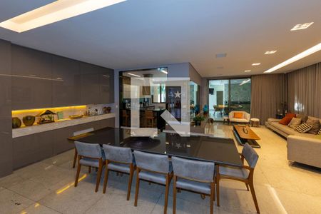 Sala de Jantar de casa de condomínio à venda com 4 quartos, 328m² em Quintas do Sol, Nova Lima