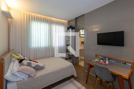 Suíte 1 de casa de condomínio à venda com 4 quartos, 328m² em Quintas do Sol, Nova Lima